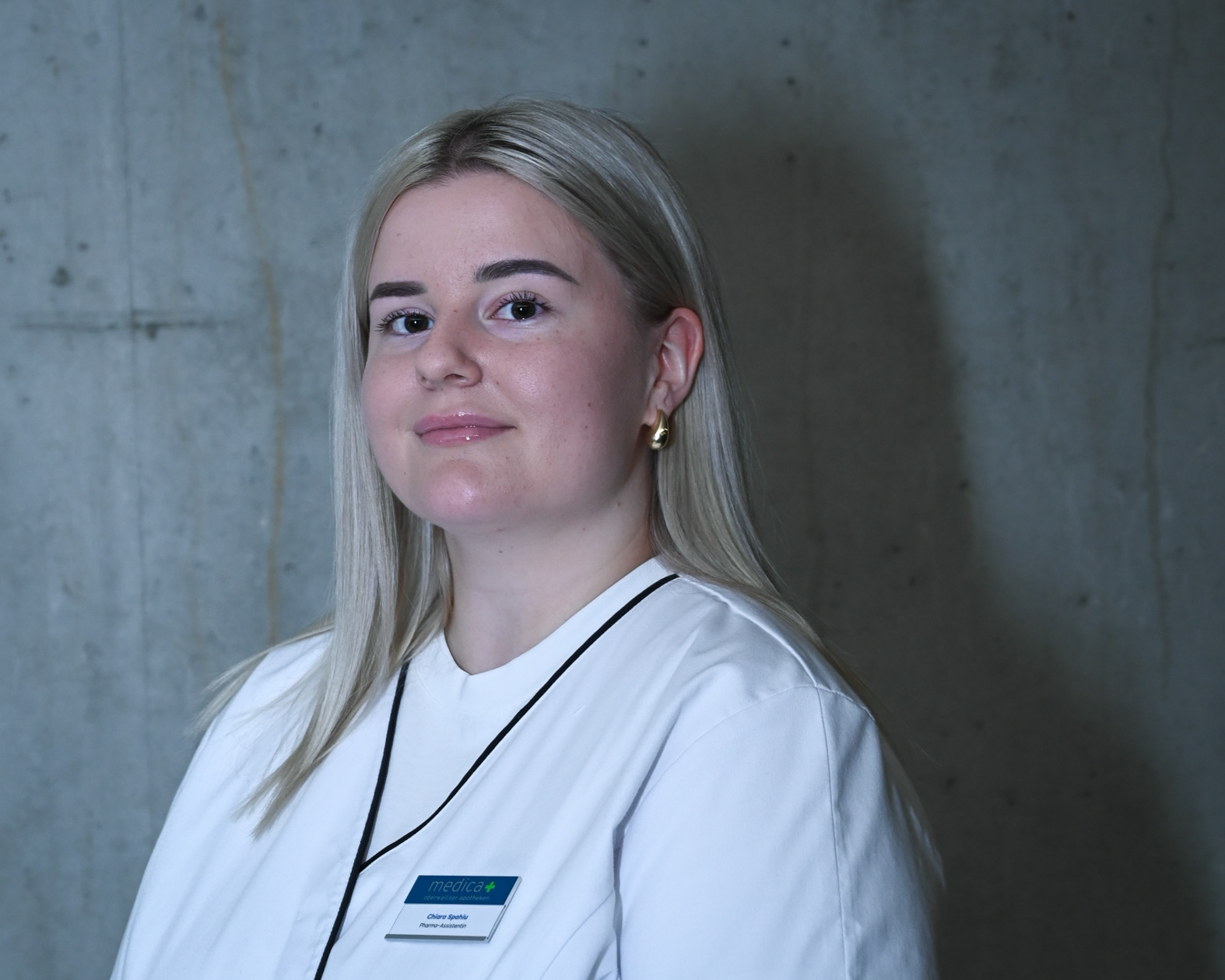 Portrait von Chiara Spahiu-Ceccarini, Pharma-Assistentin EFZ